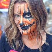 Scary pumpkin face 4 - halloween party